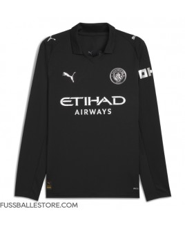 Günstige Manchester City Auswärtstrikot 2025-26 Langarm